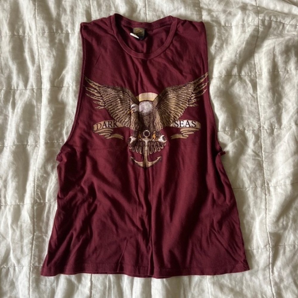 Dark Seas Oversize Graphic Muscle Tank